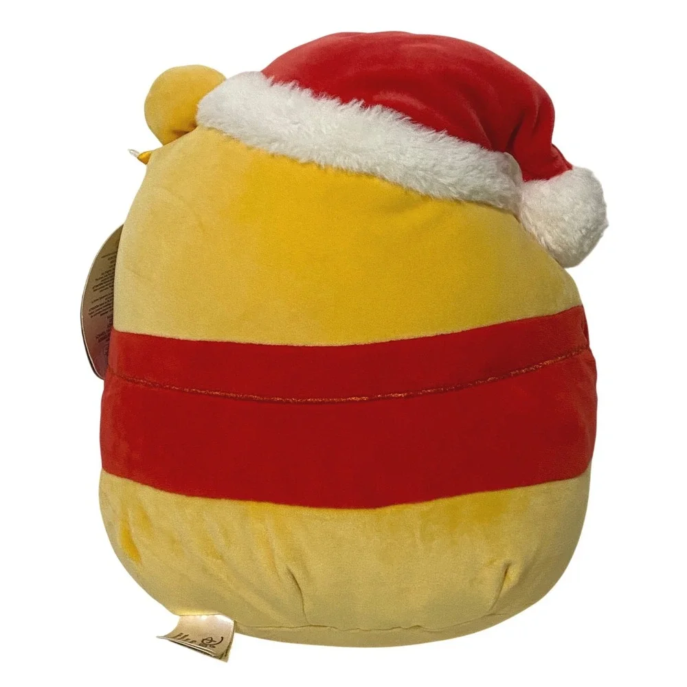 Disney Winnie the Pooh Squishmallows Christmas Santa Hat Plush 10